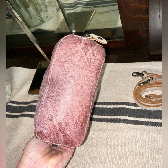 Bed Stu Leather Ventura Crossbody Bag Purple Lavender Nectar Lux Retail $155 - Picture 8 of 15